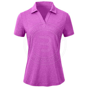 Lightweight Activewear <b>Women</b> Golf <b>Polo</b> <b>Shirts</b> Crafted With Breathable Fabric And Comfortable Fit For Daily Performance - Product Image 3