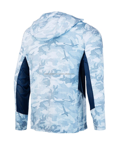 Chemises et hauts de pêche unisexes pour adultes, anti-UV, imperméables, coupe-vent, séchage rapide, en spandex/polyester - Product Image 2