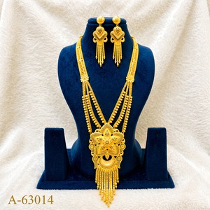 Conjunto de Collar de Oro y Plata de Moda, Joyería Tradicional India para Mujer A-63010 - Product Image 5