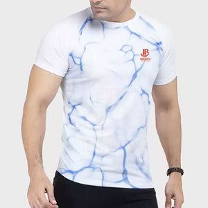 T-shirts pour hommes en coton 100% légers, à séchage rapide, imprimés par sublimation, coupe ample, prix bas, vêtements de mode. - Product Image 1