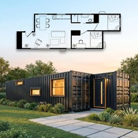 Maisons miniatures haut de gamme, maisons modulaires élégantes pour des escapades de week-end, hébergement pour invités, vie en plein air et style contemporain