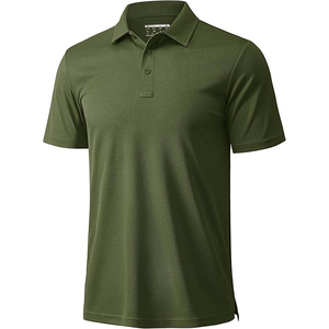 Camiseta de Polo de Golf con Logotipo Personalizado, de Secado Rápido, Transpirable, Mezcla de Poliéster, Tejido Elástico, Cómoda para el Swing - Product Image 2