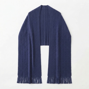 Pull-over col roulé décontracté pour femme, poncho en tricot, châle d'hiver - Product Image 5