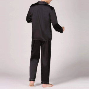 Conjunto de Pijamas para Hombre de Satén 100% Algodón, Transpirable y de Secado Rápido, Personalizable, Precio Económico - Product Image 4