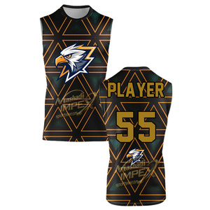 Tenue de sport respirante 7V7, uniforme de football américain sans manches, haute qualité, logo personnalisé, fabriqué au Pakistan, vente chaude 100% - Product Image 4