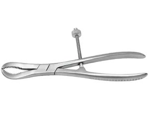 Pinzas de sujeción ósea manuales premium para cirugía ortopédica, 13 cm, acero inoxidable, cierre rápido, certificación CE, ORTHO GENIX OG-AM-038 - Product Image 3