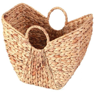 Cesta de Jacinto de Agua Tejida a Mano Ligera y Moderna, Proveedor Mayorista de Organizadores de Juguetes Sostenibles de Vietnam - Product Image 3