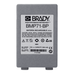 Batterie rechargeable au lithium-ion Brady BMP71 pour imprimante d'étiquettes - Product Image 2