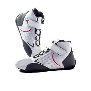 Bottes de course de karting légères à haute adhérence en cuir microfibre respirant de qualité supérieure pour sports motorisés OEM ODM Marque privée - Product Image 1
