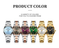 Jam Tangan Wanita Quartz Curren 9095 Stainless Steel, Bercahaya, Tahan Air, Kalender, Fashion, Elegan, OEM ODM Custom