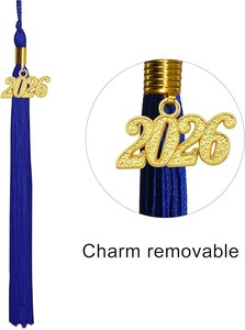 Ensemble Robe de Cérémonie Mate, Toque et Pompon 2026 pour Lycée et Diplôme Universitaire, Tissu 100% Polyester - Product Image 6