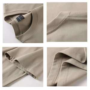 Camiseta de Alta Calidad para Hombre, 100% Algodón, 230 g/m², Cuello Redondo, Manga Corta, Tallas Grandes, con Logotipo Personalizado - Product Image 6