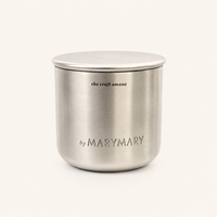 Bocaux à bougies minimalistes en acier inoxydable avec couvercles, vente en gros, logo personnalisé, récipients métalliques pour bougies, acier brossé, contenants vides
