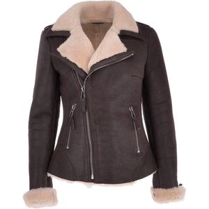Dernière veste en cuir de mouton de luxe pour femmes Marron Moto Racing Imperméable Respirant Anti-UV Été Hiver Personnalisable - Product Image 1