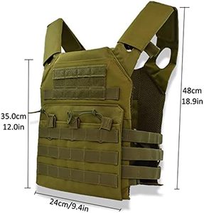 Gilet tactique en nylon personnalisé, léger, à libération rapide, pour l'entraînement sur le terrain, protection corporelle pour les sports de tir en plein air - Product Image 4