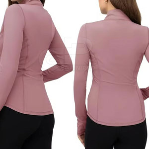 Chaqueta de Yoga para Mujer de Alta Calidad, Tejido Elástico Transpirable, Corte Ajustado, Cierre Completo, Manga Larga, Chaqueta Deportiva - Product Image 5