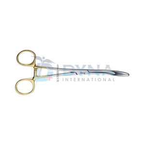 Stainless Steeel Gross Dressing Forceps Curved With Catch <b>Box</b> <b>Lock</b> High Qiality Surgrical Instruments - Product Image 4