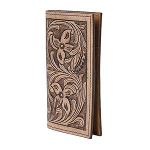 Full Grain Hand Tooled Floral Leather <b>Wallet</b> <b>RFID</b> Long <b>Wallet</b> - Product Image 2