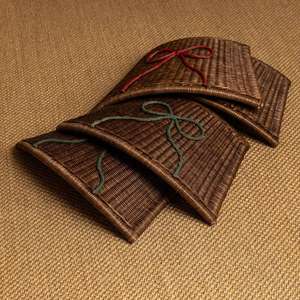 สินค้าใหม่จาก Best Choice Products ปลอกคอต้นคริสต์มาสหวายพร้อมโบว์  กระโปรงต้นคริสต์มาสหวายธรรมชาติ  อุปกรณ์ตกแต่งจากโรงงานเวียดนาม - Product Image 4