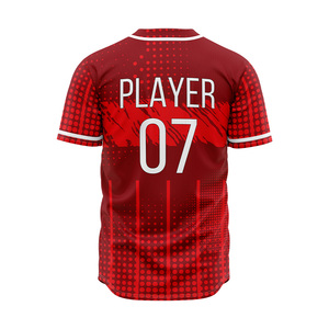 เสื้อเบสบอลซอฟต์บอลผู้ชายสั่งทำพิเศษ แห้งเร็ว ระบายอากาศได้ดี ป้องกันแบคทีเรีย เป็นมิตรกับสิ่งแวดล้อม ไซส์ใหญ่ แขนสั้น สกรีนลายตามสั่ง - Product Image 5