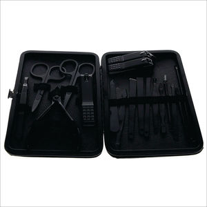 Juego de Manicura y Pedicura Profesional Portátil de 19 Piezas, Kit de Cortauñas de Acero Inoxidable, Tijeras para Uñas, Herramienta de Belleza con Bolsa de PU - Product Image 3