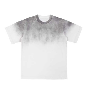 T-shirt pour homme de haute qualité, coupe classique, respirant, séchage rapide, logo personnalisé multicolore, effet délavé à l'acide - Product Image 2