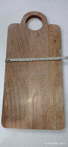 Planche à fromage en bois d'acacia avec outil Ensemble de planche à fromage rectangulaire en bois de gros Couteau à fromage en acier inoxydable - Product Image 4