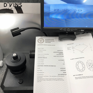 D'vins Jewels เพชรสังเคราะห์5.18 CT g VS2เจียระไนทรงรีเติมเต็มผ่านการรับรองสำหรับการทำเครื่องประดับ - Product Image 3