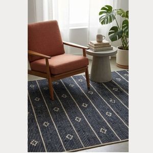 Tapis d'intérieur en coton tissé à la main, motif tribal noir à rayures, tissage plat, pour salon, chambre, hôtel, décoration intérieure - Product Image 3