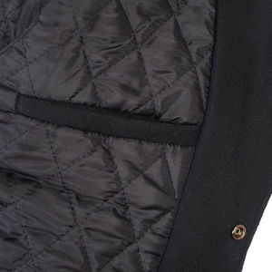 Veste universitaire homme de haute qualité à col montant, manches en cuir, style décontracté, manteau Letterman, streetwear durable - Product Image 6