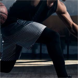 กางเกงรัดรูปผู้ชายขายส่ง ระบายเหงื่อ แห้งไว ต้านเชื้อแบคทีเรีย สำหรับฟิตเนส ยิม วิ่ง ออกกำลังกาย เอวสูง - Product Image 3