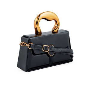 <b>Black</b> Formal <b>Evening</b> <b>Bag</b> P36212 Elegant Pouch for Special Occasions - Product Image 2