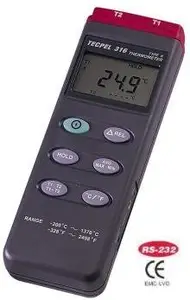 Tecpel DTM-316 Digitale Thermometer RS232 Temperatuur Meter