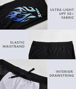 กางเกงว่ายน้ำคุณภาพสูง ยืดหยุ่นได้ ระบายอากาศดี ไซส์ใหญ่ แห้งเร็ว ทรงคลาสสิก น้ำหนักเบา ความยาวระดับเข่า สีตามสั่ง - Product Image 3