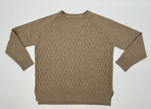 Suéter de punto para mujer, Jersey de punto de manga larga crudo de alta calidad, estilo informal, moda para mujer - Product Image 3