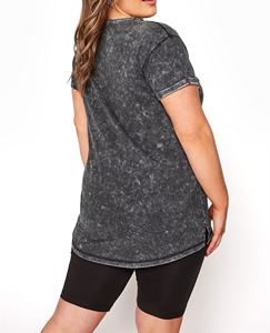 Camisetas Sublimadas de Diseño Personalizado para Mujer, Impresión Digital sin Decoloración, Cuello en V, Manga Corta, Ropa Casual de Moda, Precio al por Mayor - Product Image 2