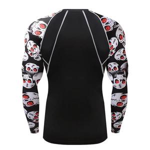 Rashguard personnalisé à manches longues pour combattants MMA, maillot de compression léger et respirant pour BJJ Jiu Jitsu et grappling - Product Image 2