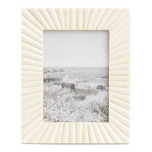 Cadre photo rectangulaire moderne à motif chevron imprimé, gris et blanc, pour décoration intérieure, cadeau décoratif - Product Image 5
