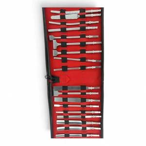 Kit de 20 Piezas de Cinceles Ortopédicos para Huesos, Instrumentos Quirúrgicos de Acero Inoxidable, Juego de Hospital para Uso Veterinario, Marca SURGINEXA - Product Image 2