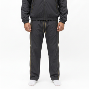 Chándal con Capucha para Hombre, Cortavientos, Manga Larga, Color Sólido, Poliéster, Informal, para Otoño, con Bolsillos Laterales, Cierre con Cordón, Reversible - Product Image 6