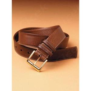 Ideas de Regalo de Accesorios para Hombre, Cinturones de Cuero Genuino de Color Marrón con Diseños Personalizados a la Moda, Hebilla de Latón con Impresión de Logotipo - Product Image 1