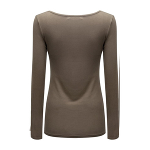 Camisetas de Yoga de Compresión de Manga Larga para Mujer, Personalizadas por Drain Sports, con Absorción de Sudor, Elasticidad en Cuatro Direcciones, Ropa Deportiva Activa, OEM - Product Image 4