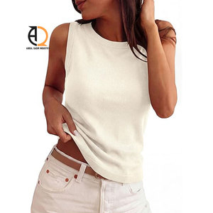 Débardeur pour femme, coupe ajustée, décontracté, sans manches - Product Image 3