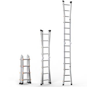 Scala Telescopica Compatta in Alluminio da 13 Piedi, Multifunzione, Portatile e Pieghevole per Camper - Product Image 3