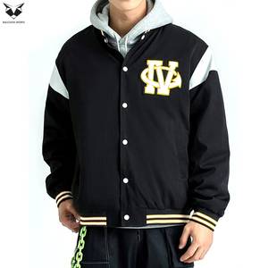 2026 New Arrival Custom Made High Quality School Wear Baseball Men’s Varsity Jacket, Oversized Hip Hop Style Jacket - Product Image 5