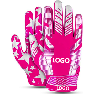 Nouveauté : Gants de football légers pour receveurs, avec fermeture auto-agrippante, design personnalisé SHIFT SPORTS, pour adultes et enfants, pour l'extérieur - Product Image 1