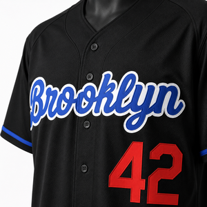 Fabricante de Uniformes de Béisbol OEM ODM, Jersey Deportivo con Botones y Logotipo Personalizado - Product Image 6