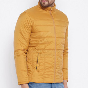 Outdoor Winter Men's Puffer <b>Jacket</b> with Stand Collar and Front Logo-Eco-Friendly & Breathable for Hiking <b>Travel</b> & Daily Use - Product Image 4