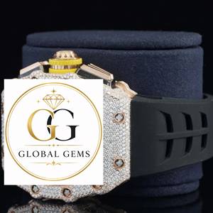 Direct Factory Supply Iced Out Hip Hop Luxury Watch Perfect for Collectors Rubber Strap and Events Available for Bulk Quantity - Product Image 5
