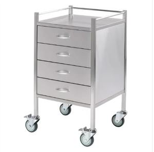 MediServe Stainless Steel 304/316/800 Surgical Supply <b>Trolley</b> with Customizable Sizes and Logo for Clinics - Product Image 1